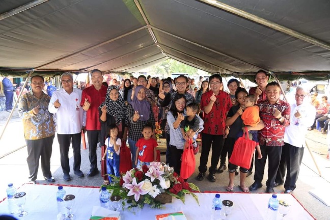 Andrei-Richard Terima Kunjungan Hasto Wardoyo, Gerbek Pasar BKKBN di Terminal Paal 2 Manado