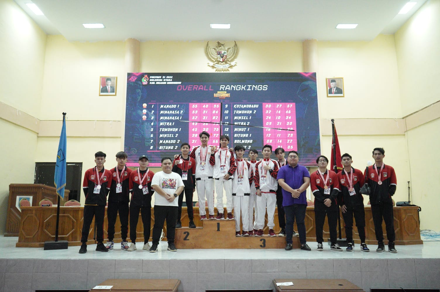 Manado Juara Umum Cabor e-Sports Porprov XI Sulut