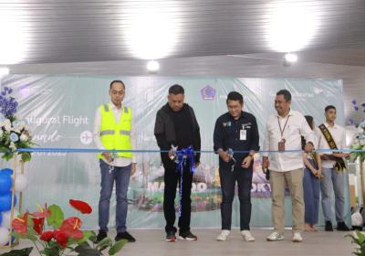 Gubernur Olly Dondokambey Resmikan Direct Flight Manado - Tokyo Narita 