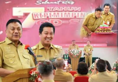Ibadah Syukur 7 Tahun Kepemimpinan OD-SK, Gubernur Olly: Tugas Kita Melayani Rakyat
