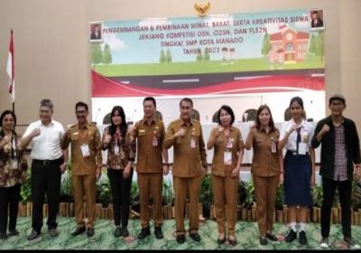 Kompetensi OSN, O2SN Dan FL2SN Tingkat SMP Kota Manado Resmi Dibuka