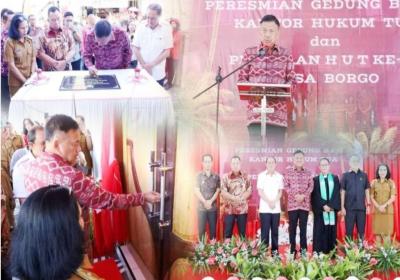 Gubernur Olly Dondokambey Resmikan BPU Borgo dan Serahkan Bantuam Rp200 Juta