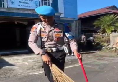 Div Propam Polda Sulut Gelar Baksos dan Bansos di Rumah Ibadah Gereja dan Mesjid