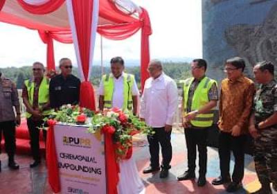 Bendungan Kuwil Kawangkoan Mulai Diisi Air, Gubernur Olly: Terima Kasih Pak Presiden Joko Widodo