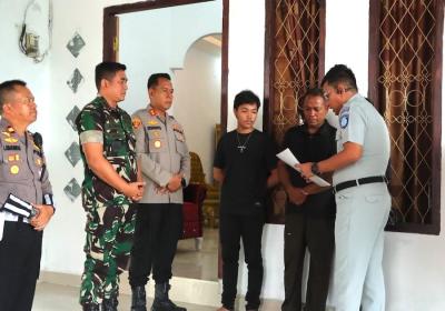 Bersama Dandim 1303, Kapolres AKBP Irwanto SIK SH MH, Dampingi Penyerahan Santunan Laka Lantas Anggota Persit 