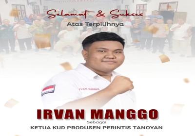 Aklamasi Irvan Manggo Resmi Terpilih Ketua KUD Produsen Perintis Tanoyan 