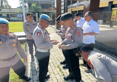 Bid Propam Polda Sulut Gelar Gaktibplin di Polres Kotamobagu